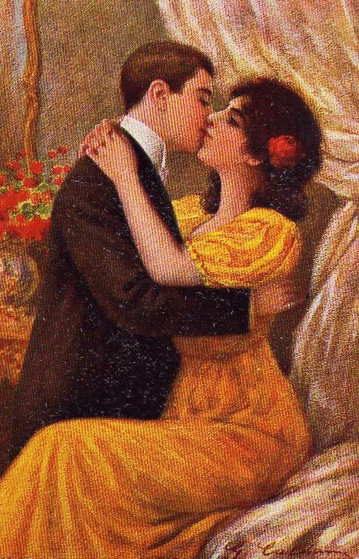 Lovers by Giovanni Caldana, c.1907